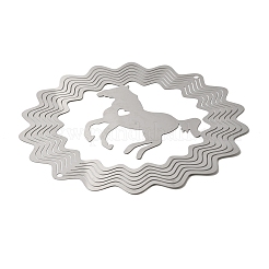 201 Stainless Steel 3D Rotating Hanging Wind Spinner&nbsp;STAS-C166-01E-P