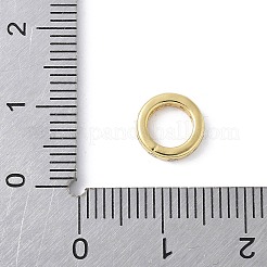 Brass Micro Pave Cubic Zirconia European Beads&nbsp;KK-K399-14G