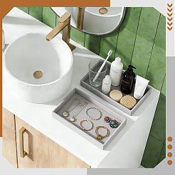 20Pcs MDF with Velvet Jewelry Trays for Earrings Rings Bracelets&nbsp;AJEW-WA0003-86