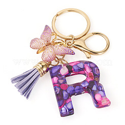Resin Butterfly Pendant Keychains&nbsp;KEYC-TAC0034-03R