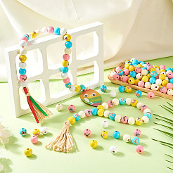Wood European Beads&nbsp;WOOD-TA0002-62