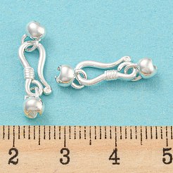 925 Sterling Silver S-Hook Clasps&nbsp;STER-Q191-07A-S