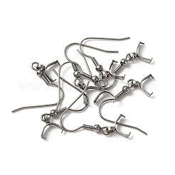 304 Stainless Steel Earring Hooks&nbsp;X-STAS-WH0035-14P