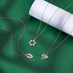 1.2MM 304 Stainless Steel Cable Chain Necklaces&nbsp;PH-NJEW-E122-12G