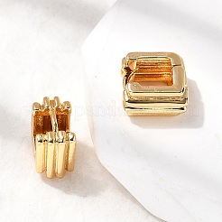 Brass Hoop Earrings&nbsp;EJEW-F391-01G