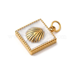 304 Stainless Steel Enamel Charms&nbsp;STAS-B093-09G-01