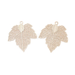 Brass Filigree Big Pendants&nbsp;KK-B064-04KCG