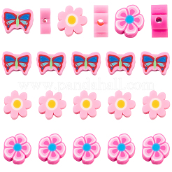 300Pcs 3 Styles Handmade Polymer Clay Beads&nbsp;CLAY-PA0001-34