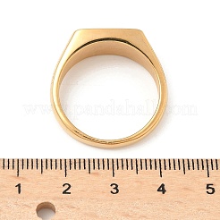 316L Stainless Steel Shell Finger Rings for Women&nbsp;RJEW-U054-01C-G