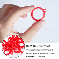 60Pcs 3 Style Silicone Pendant&nbsp;SIL-GF0001-28A