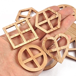 Wood Crafts Slices Miniature Ornaments&nbsp;PW-WG3C06A-01
