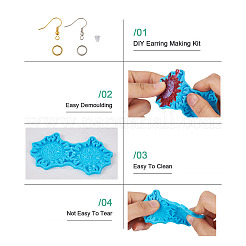 5Pcs 5 Style Sun & Moon & Cloud & Star Pendant Silicone Mold&nbsp;DIY-TA0003-72