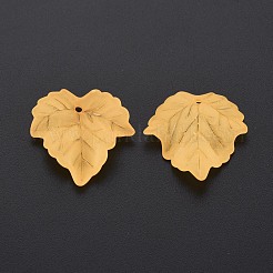 Autumn Theme Transparent Frosted Acrylic Pendants&nbsp;PAF002Y-9
