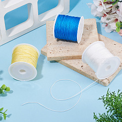 3 Rolls 3 Colors Nylon Braided Cord&nbsp;NWIR-TA0001-35C