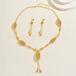 Geometric Hollow Alloy Earrings & Necklaces Sets for Women Party and Festive Wear&nbsp;TW5135
