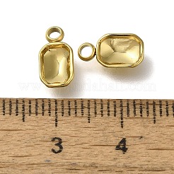 Ion Plating(IP) 304 Stainless Steel Pendant Cabochon Settings&nbsp;STAS-I310-26G