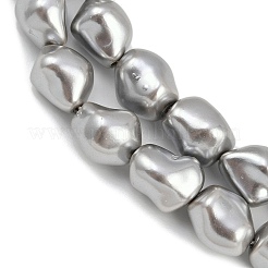 Electroplated Shell Pearl Beads Strands&nbsp;BSHE-H113-05B