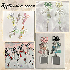 DIY Keychain Findings Kits&nbsp;DIY-SC0003-48
