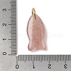 Natural Strawberry Quartz Pendants&nbsp;G-A297-01G-08