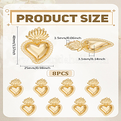 8Pcs Alloy Pendants&nbsp;FIND-LP0006-76
