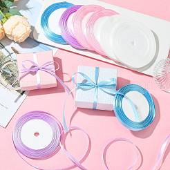 8Rolls 4 Colors Single Face Satin Ribbon&nbsp;OCOR-FS0001-10E