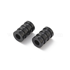 Ion Plating(IP) 304 Stainless Steel Tube Beads&nbsp;LS-STAS-WH0055-03EB