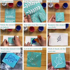 Self-Adhesive Silk Screen Printing Stencil&nbsp;DIY-WH0638-046
