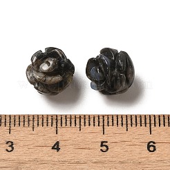 Natural Glaucophane Carved Flower Scattered Beads&nbsp;G-O156-B-30