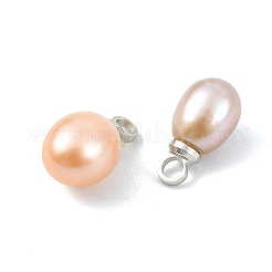 Natural Cultured Freshwater Pearl Pendants&nbsp;PALLOY-JF05289