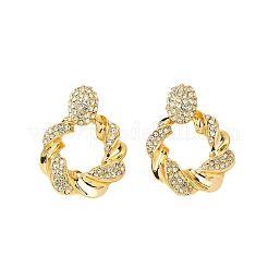 Alloy Crystal Rhinestone Dangle Stud Earrings&nbsp;FS-WG563E4-01