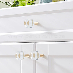 2Pcs Column Glass Drawer Knob Pull Handles&nbsp;FIND-LP0009-76