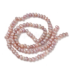 Natural Cultured Freshwater Pearl Beads Strands&nbsp;PA-CBAC463-21