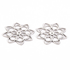 Non-Tarnish 304 Stainless Steel Filigree Joiners Links&nbsp;STAS-S116-186P