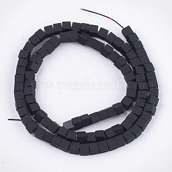 Spray Painted Non-magnetic Synthetic Hematite Beads Strands&nbsp;G-T116-22-17