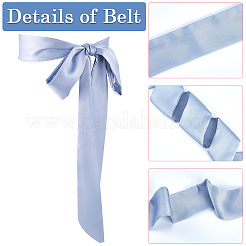 Long Thin Chiffon Silk-like Chain Belts for Women Girls&nbsp;AJEW-WH20001-48B