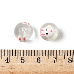 Transparent Glass Enamel Beads&nbsp;GLAA-N049-010