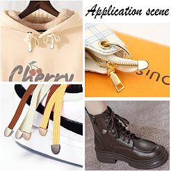 3 Sets 3 Colors Iron No Tie Shoe Lace Tip Decoration Kits&nbsp;DIY-NB0007-85