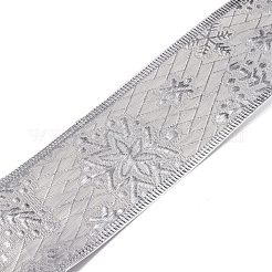 Snowflake Pattern Cotton Ribbon&nbsp;DIY-P012-01A-01