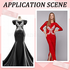 1Pc Rhinestone Flower Appliques&nbsp;PATC-CY0001-30
