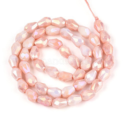 Anti-Tarnish Electroplate Glass Beads Strands&nbsp;GLAA-T025-13A-07