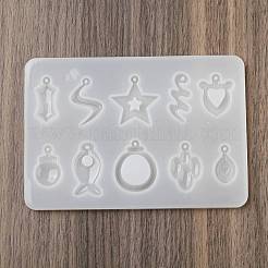 Geometrical Shape DIY Pendant Silicone Molds&nbsp;LS-DIY-E070-01B