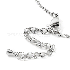 Tarnish Resistant 304 Stainless Steel Cable Chains Bracelet Making&nbsp;AJEW-P119-02P