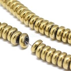 Electroplate Non-magnetic Synthetic Hematite Beads Strands&nbsp;X-G-T061-42G