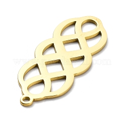 304 Stainless Steel Pendants&nbsp;STAS-D036-08G