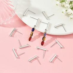 SHEGRACE Brass Stud Earring Findings&nbsp;XGRQ64385-855P