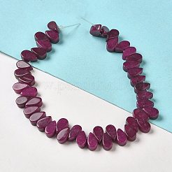 Natural White Jade Beads Strands&nbsp;G-B064-B55