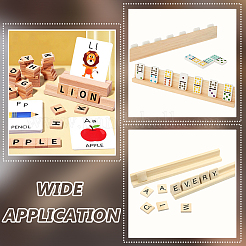 8Pcs Pine Wood Base&nbsp;WOCR-WR0001-03