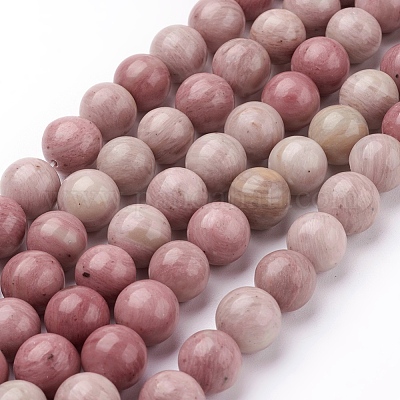 Natural Rhodonite Beads Strands&nbsp;G-G099-10mm-33-1