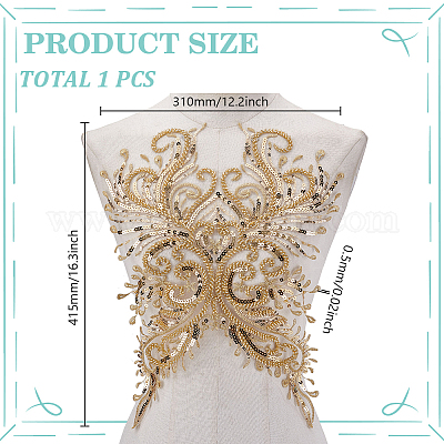 Polyester Cloth Patches&nbsp;PATC-WH0022-49A-1