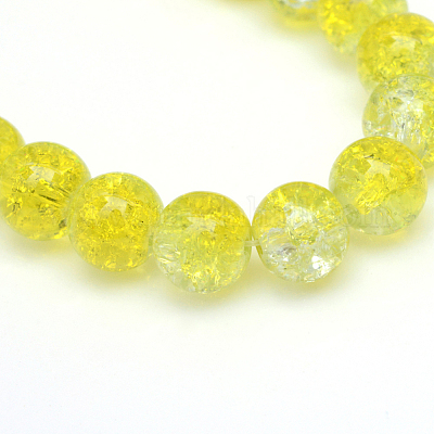 Baking Paint Crackle Glass Bead Strands&nbsp;X-CCG-S001-4mm-04-1